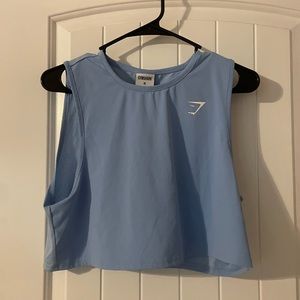 Gymshark Light Blue Training Crop Tank